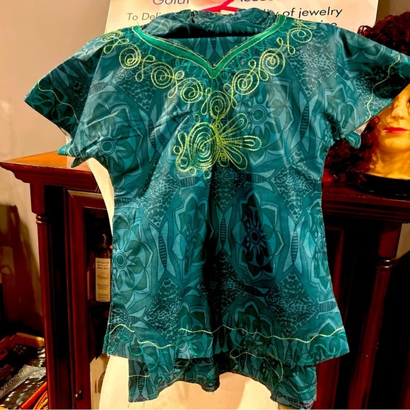 VTG African Nigeria Skirt & Blouse Girl’s Set - Picture 1 of 6
